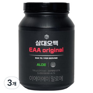 삼대오백 EAA 알로에맛, 700g, 3개