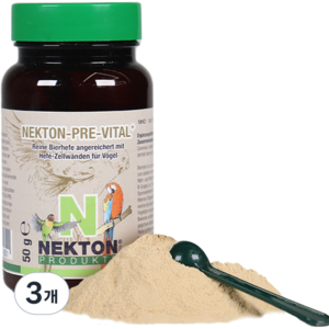 넥톤 프리바이탈 앵무새, 3개, 50g