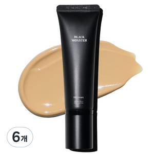 블랙몬스터 비비크림 SPF50+ PA+++ 45ml 25호, 앰버 베이지, 6개