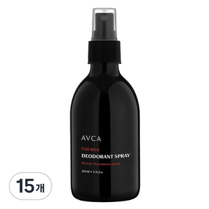 아브카 포맨 데오드란트 스프레이 우디 페로몬향, 200ml, 15개