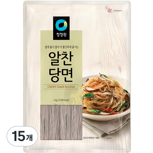 청정원 알찬 당면, 1kg, 15개