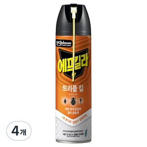 에프킬라 바퀴 스프레이 맥스 트리플킬, 500ml, 4개