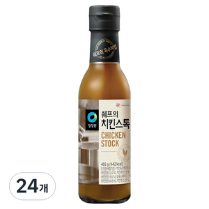 청정원 쉐프의 치킨스톡, 465g, 24개