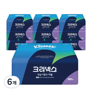 크리넥스 천연펄프 안심 다용도 키친타월, 100매, 60개