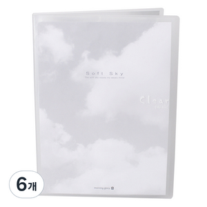 모닝글로리 마이비즈 클리어화일 A4 10p, 투명(79572), 6개