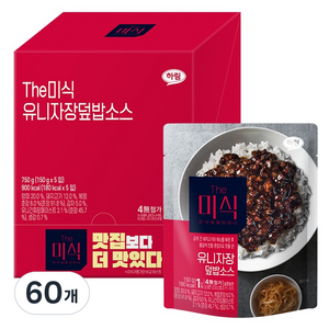 더미식 유니자장 덮밥소스, 60개, 150g