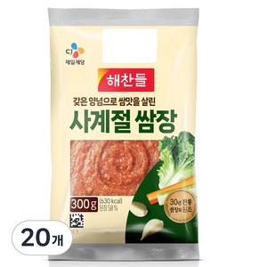 해찬들 사계절쌈장, 300g, 20개