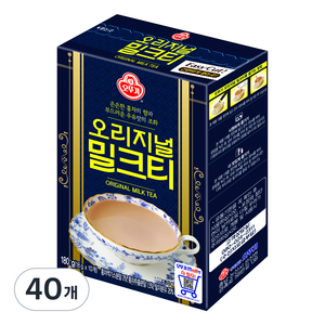 오뚜기 오리지널 밀크티, 18g, 10개입, 40개