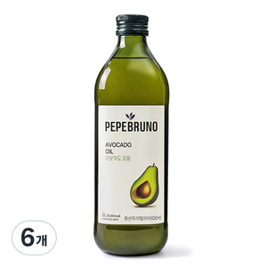 페페브루노 아보카도 오일, 1L, 6개
