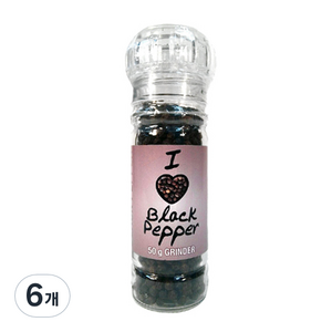 케이프푸드 블랙 페퍼, 50g, 6개