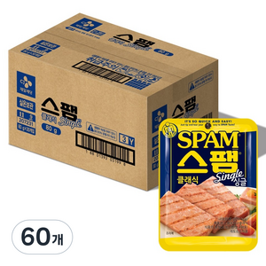 스팸 싱글 클래식, 80g, 60개