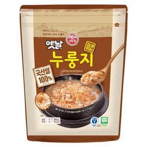 오뚜기옛날 구수한 끓여먹는 누룽지, 240g, 1개