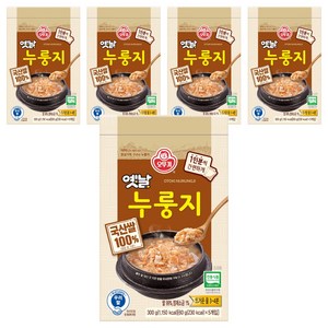 오뚜기 옛날 구수한 누룽지, 300g, 5개