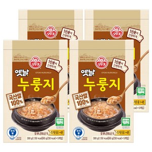 오뚜기 옛날 구수한 누룽지, 300g, 4개