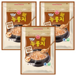 오뚜기옛날 구수한 끓여먹는 누룽지, 3kg, 3개