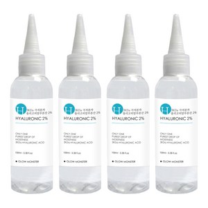글로우몬스터 3Kda 극저분자 올리고히알루론산 2% 원액 토너, 100ml, 4개