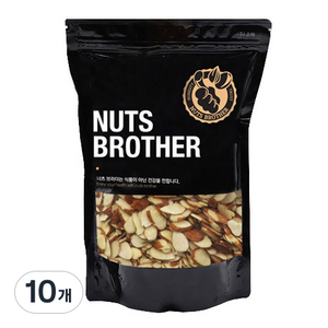 너츠브라더 아몬드 슬라이스, 500g, 10개