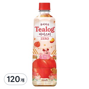 티로그 제로 루비자두 아이스티, 120개, 500ml