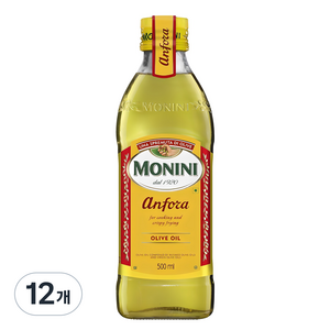 모니니 안포라 퓨어 올리브 오일, 500ml, 12개