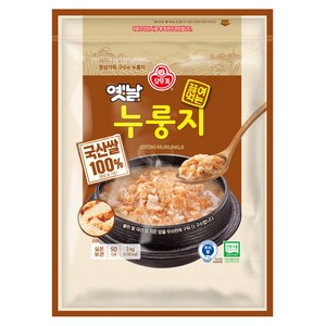 오뚜기옛날 구수한 끓여먹는 누룽지, 3kg, 1개