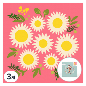 아트조이 물감 2배 DIY 명화그리기 30 x 30 cm, 해피 써니 데이지, 3개