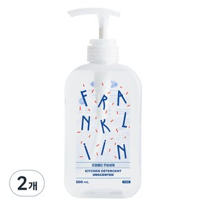 FRANKLIIN 주방세제&젖병세정제, 500ml, 2개
