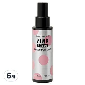 더프트앤도프트 드레스퍼퓸 핑크브리즈, 100ml, 6개