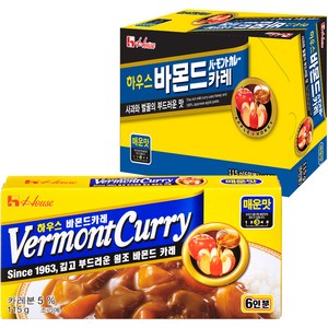 하우스푸즈 바몬드 고형카레 매운맛, 115g, 10개