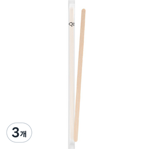 녹차원 지구하자 우드 커피 스틱 190mm, 250개입, 3개