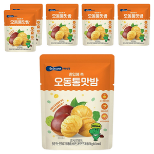 베베쿡 오동통맛밤, 50g, 6개