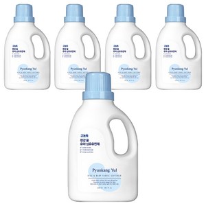편강율 고농축 유아 섬유유연제 본품, 1.5L, 5개
