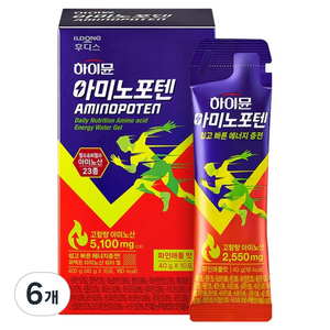 하이뮨 아미노포텐 에너지젤, 400g, 6개