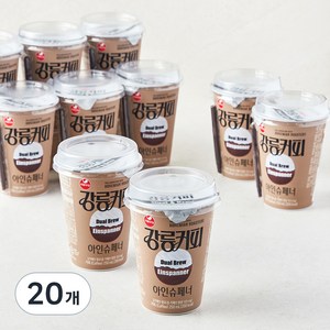강릉커피 서울우유 듀얼브루 아인슈페너, 20개, 250ml