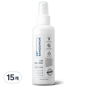 닥터방기원 탈모증상완화 랩헤어토닉, 150ml, 15개