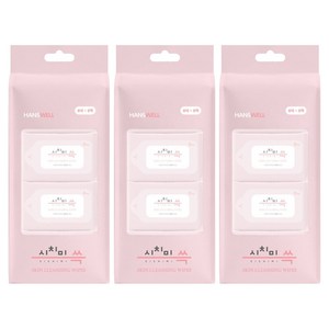 시치미 쓱 초미니 노워시 클렌징 티슈 8p, 20g, 24개
