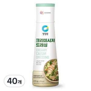 청정원 크리미시저 드레싱, 315g, 40개
