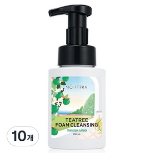 몽프라 약산성 티트리 폼클렌징 탠저린가든, 10개, 290ml