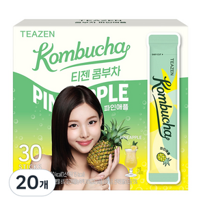 티젠 파인애플 콤부차, 5g, 30개입, 20개