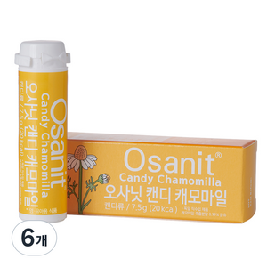 오사닛 캔디, 캐모마일, 6개, 7.5g