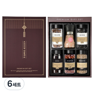 건버섯 건과일 보틀 혼합 6종 세트, 6세트