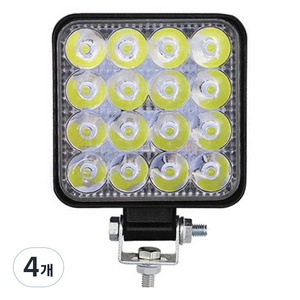 미니 16 LED 조명 48W NJ230, 백색, 4개