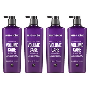 미쟝센 볼륨케어 퍼플 콜라겐 샴푸, 680ml, 4개