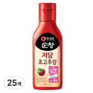청정원순창 저당 초고추장, 290g, 25개