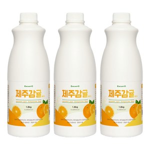 엔아이에프 엔칸토 제주감귤베이스, 1.8kg, 3개