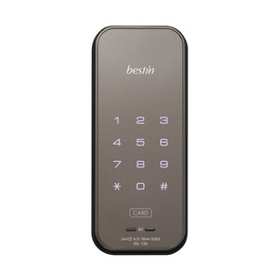 베스틴 디지털 보조키 손잡이 없음 도어락, IDL-130, 고객직접설치