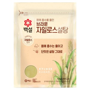 백설 자일로스 브라운 설탕, 1kg, 1개