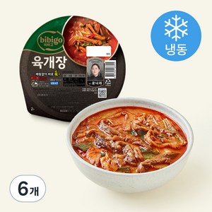 비비고 해동없이 바로 툭 윤주모셰프 육개장 (냉동), 200g, 6개