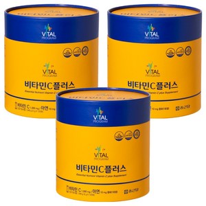 바이탈프로그램 비타민C 플러스 1000mg, 120회분, 3개