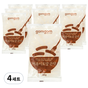 곰곰 떡볶이 곤약, 1.44kg, 4세트