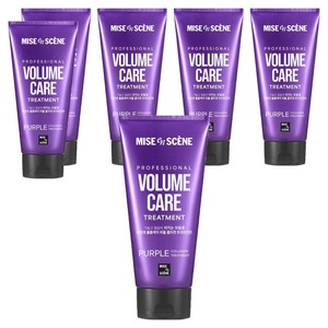 미쟝센 볼륨케어 퍼플 콜라겐 트리트먼트 프루티 플로럴향, 6개, 330ml